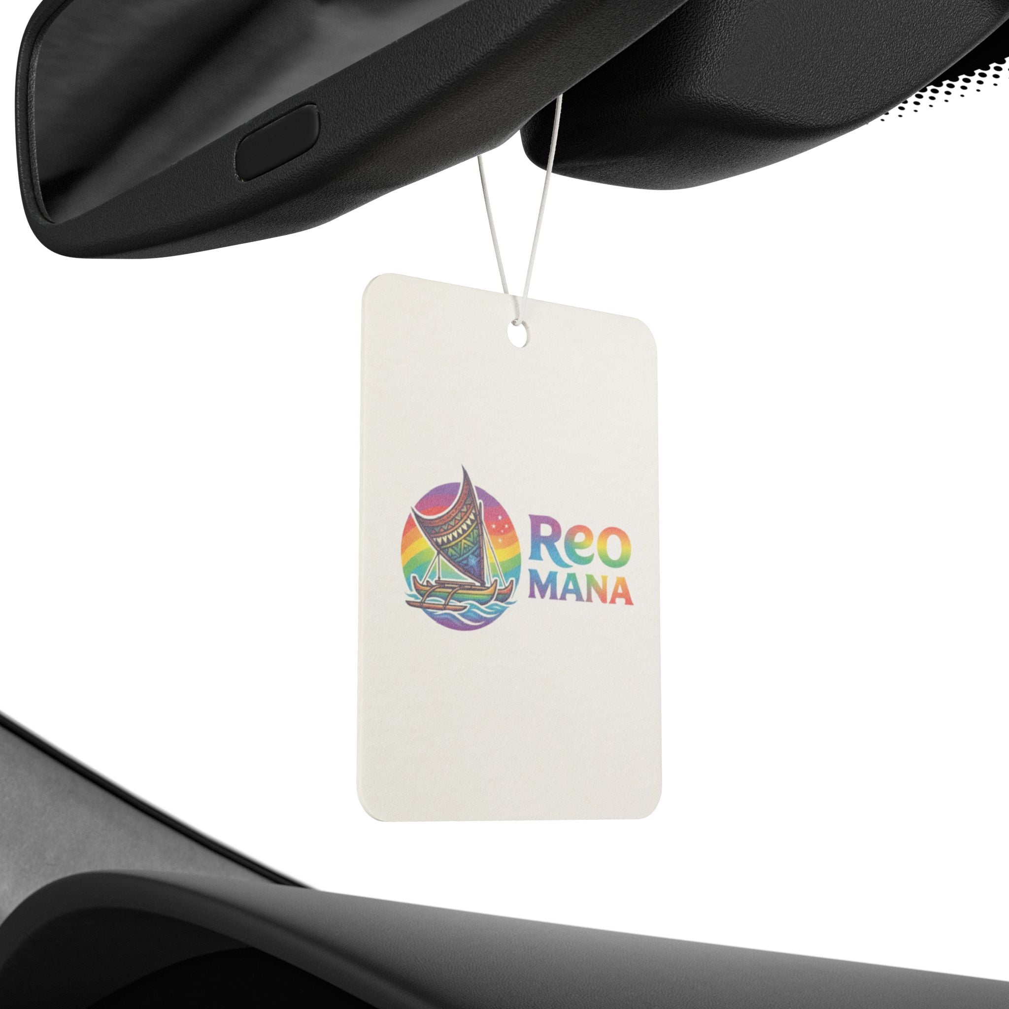 Reo Mana Rainbow Sailboat Car Air Freshener