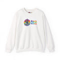 Rainbow Sailboat Crewneck Sweatshirt — "Reo Mana" Tropical Nautical Pullover