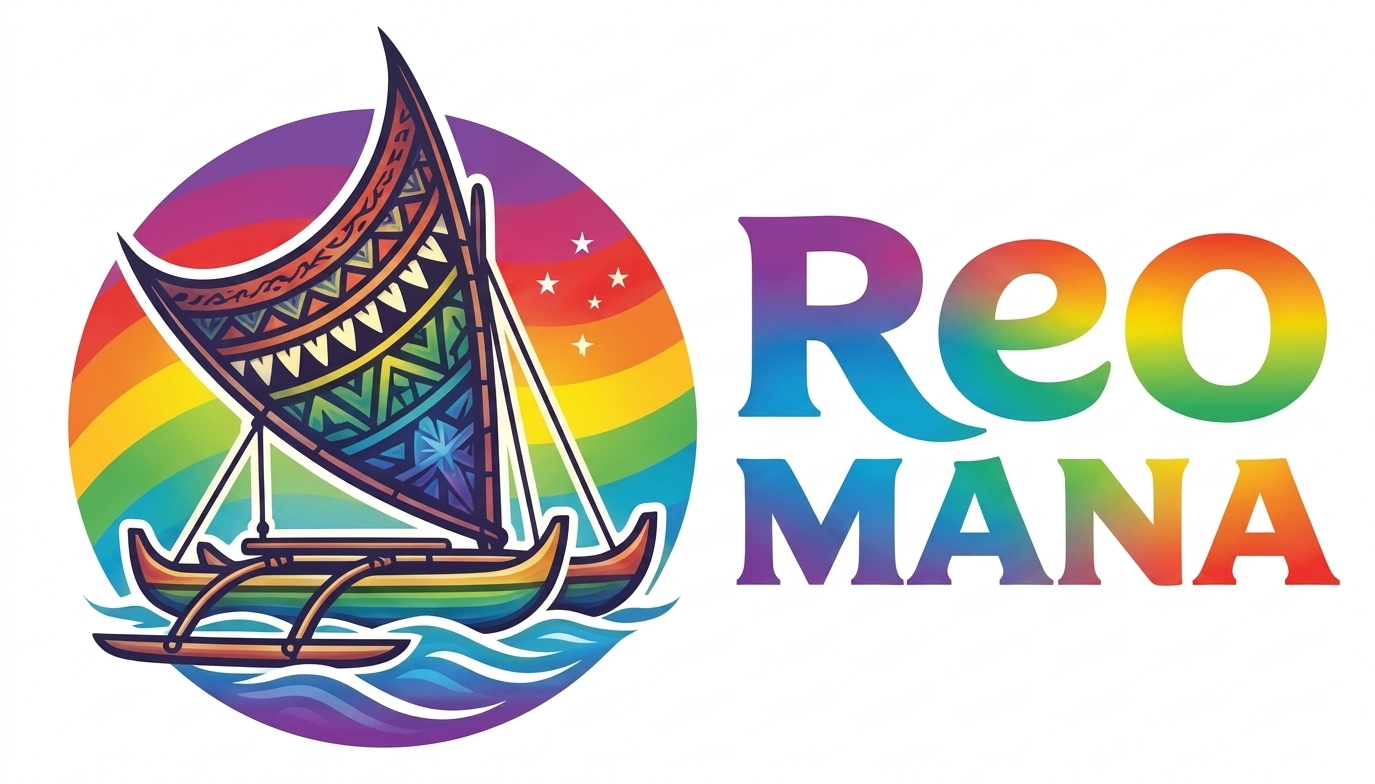 Rainbow Island Sail Mug — Retro Regatta Coffee Cup