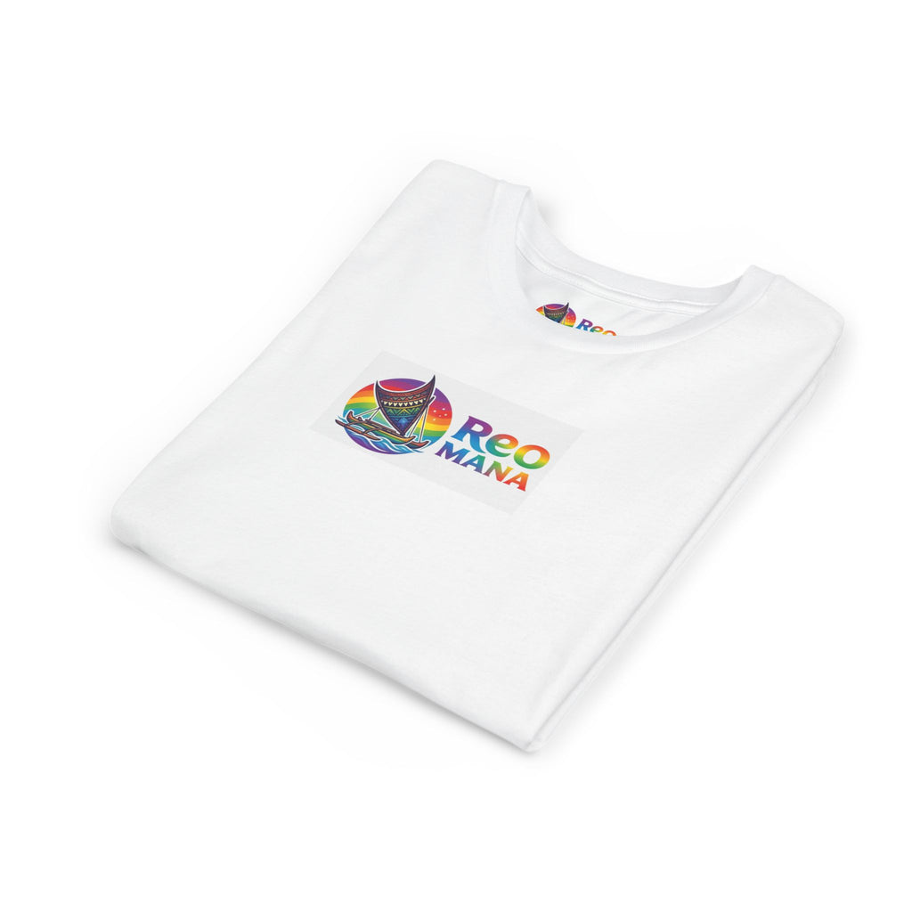 Youth Tee — Rainbow Sailboat “Reo Mana” Kids Shirt