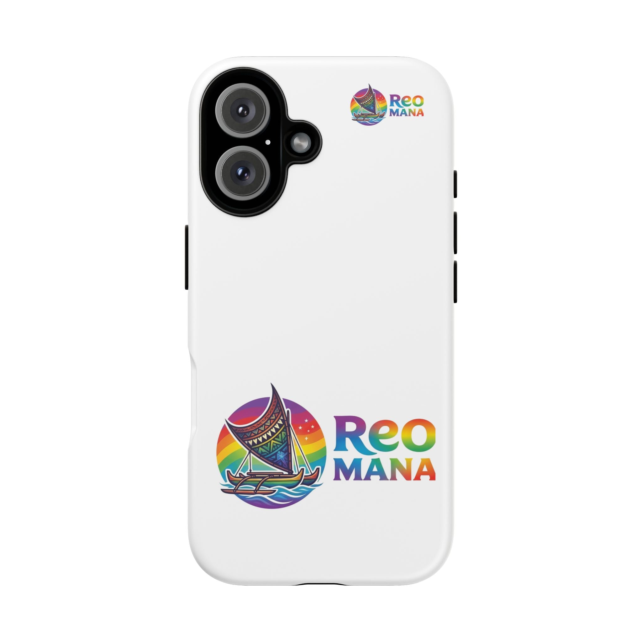Phone Case — Colorful 'Reo Mana' Sailboat Logo Protective Case